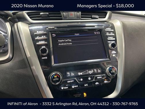 2020 Nissan Murano S Intelligent AWD