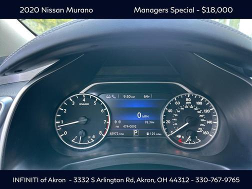 2020 Nissan Murano S Intelligent AWD