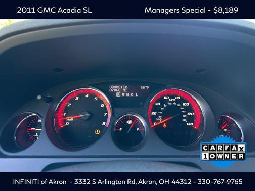 2011 GMC Acadia SL