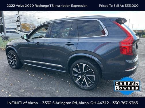 2022 Volvo XC90 Recharge Plug-In Hybrid T8 Inscription Expression 6 Passenger