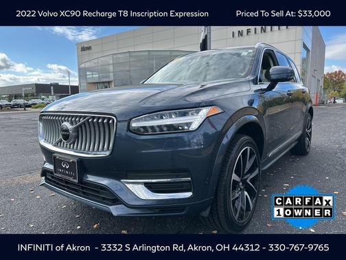 2022 Volvo XC90 Recharge Plug-In Hybrid T8 Inscription Expression 6 Passenger