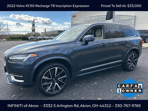 2022 Volvo XC90 Recharge Plug-In Hybrid T8 Inscription Expression 6 Passenger