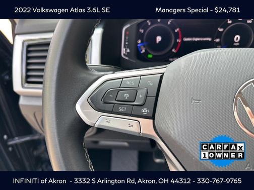 2022 Volkswagen Atlas 3.6L SE w/Technology