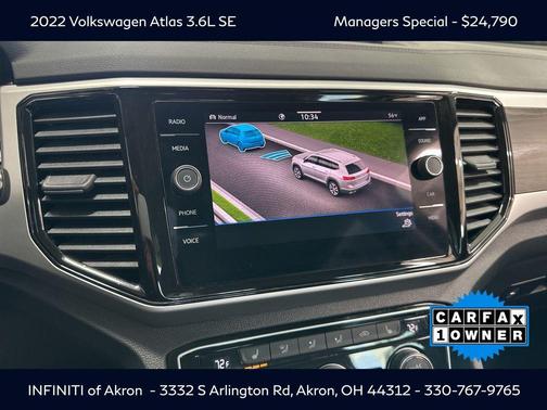 2022 Volkswagen Atlas 3.6L SE w/Technology