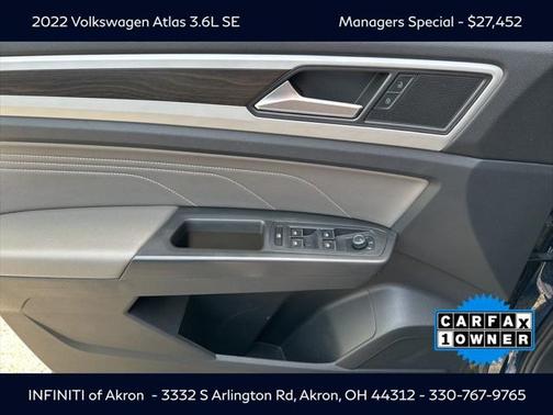 2022 Volkswagen Atlas 3.6L SE w/Technology