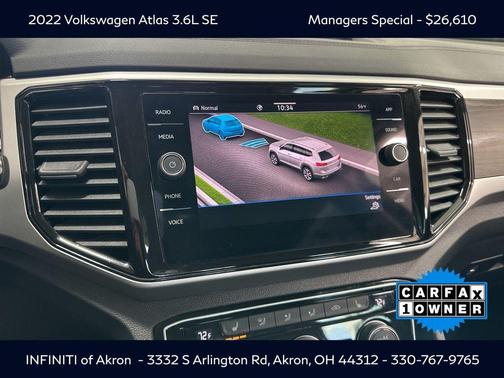 2022 Volkswagen Atlas 3.6L SE w/Technology