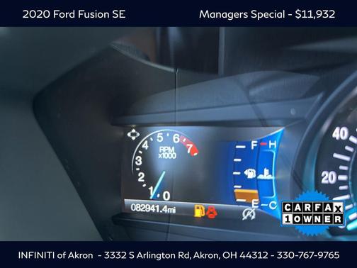 2020 Ford Fusion SE