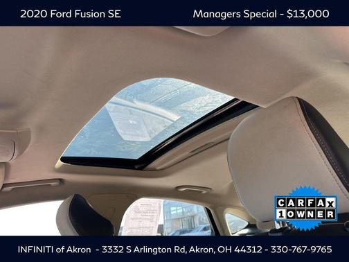2020 Ford Fusion SE