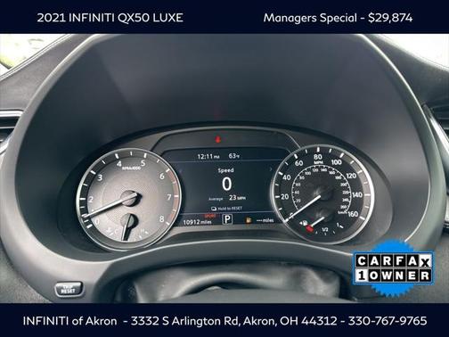 2021 INFINITI QX50 LUXE