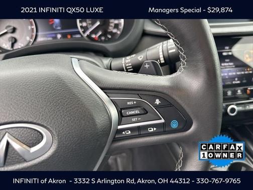 2021 INFINITI QX50 LUXE