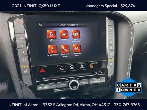 2021 INFINITI QX50 LUXE