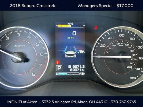 2018 Subaru Crosstrek 2.0i Limited