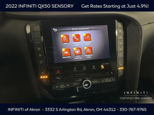 2022 INFINITI QX50 Sensory