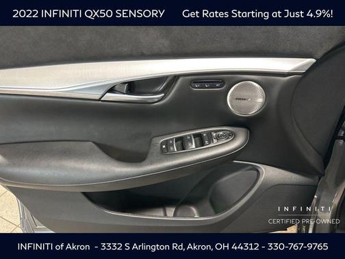 2022 INFINITI QX50 Sensory