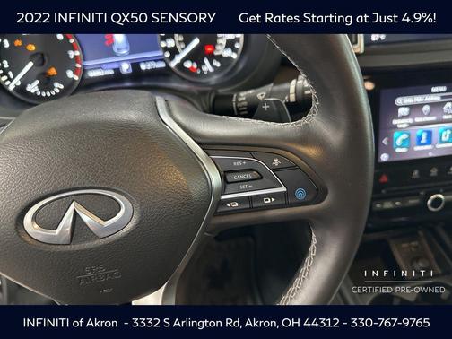 2022 INFINITI QX50 Sensory