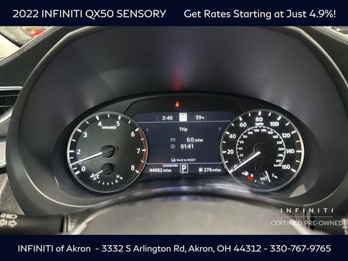 2022 INFINITI QX50 Sensory