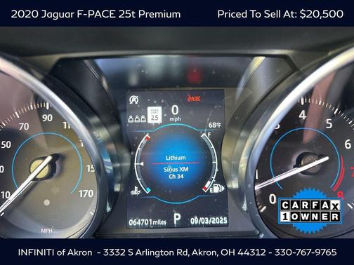2020 Jaguar F-PACE 25t Premium