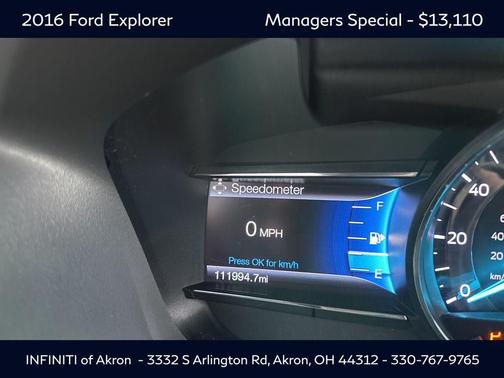 2016 Ford Explorer Limited