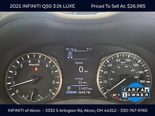 2021 INFINITI Q50 3.0t LUXE