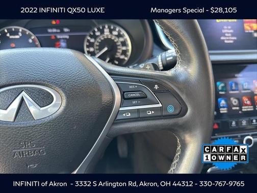 2022 INFINITI QX50 LUXE