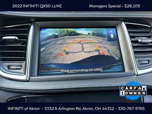 2022 INFINITI QX50 LUXE