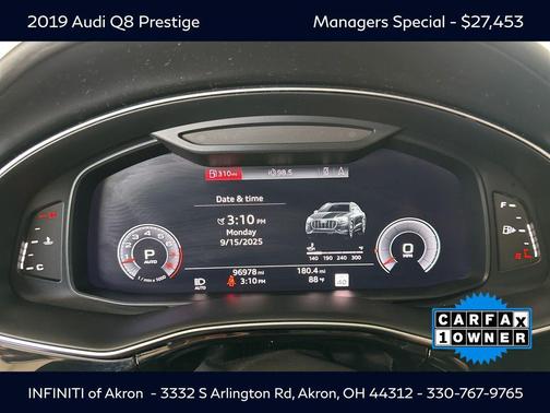 2019 Audi Q8 3.0T Premium