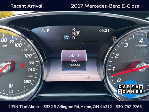 2017 Mercedes-Benz E-Class E 300 4MATIC