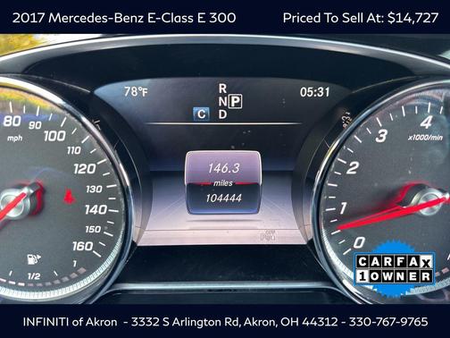 2017 Mercedes-Benz E-Class E 300 4MATIC