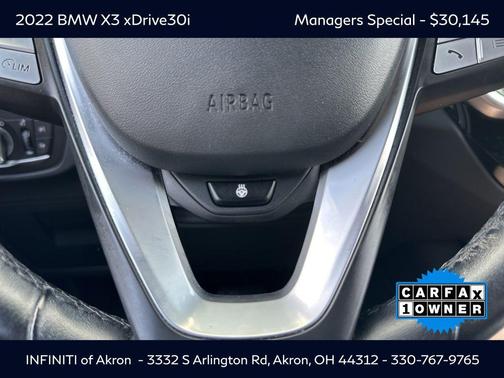 2022 BMW X3 xDrive30i