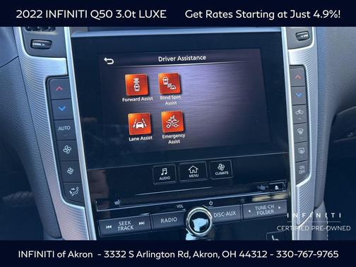 2022 INFINITI Q50 3.0t LUXE