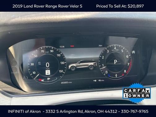 2019 Land Rover Range Rover Velar S