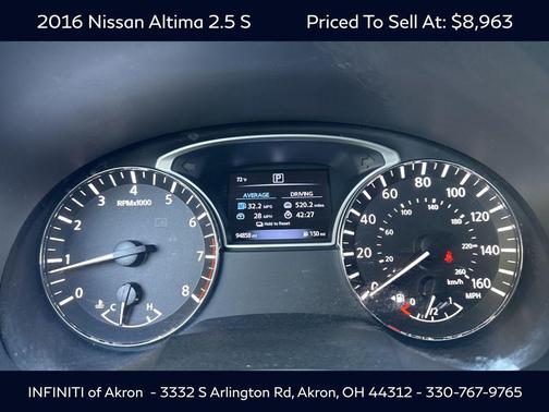 2016 Nissan Altima 2.5 S