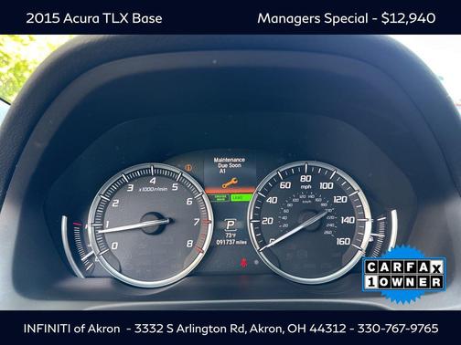 2015 Acura TLX V6 Tech