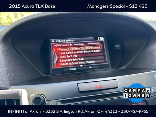 2015 Acura TLX V6 Tech