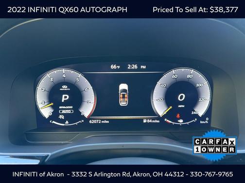 2022 INFINITI QX60 AUTOGRAPH