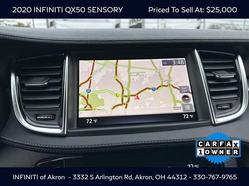 2020 INFINITI QX50 SENSORY AWD