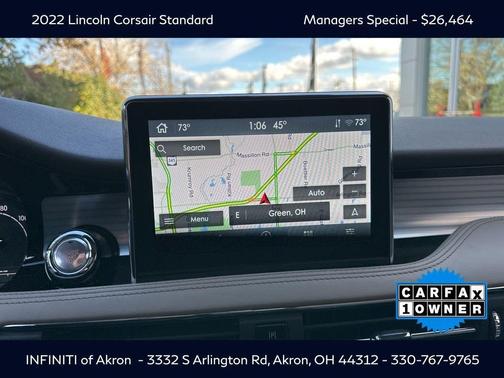 2022 Lincoln Corsair Standard