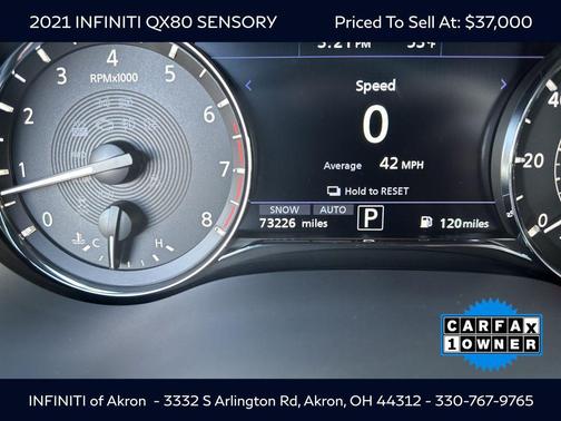 2021 INFINITI QX80 SENSORY AWD