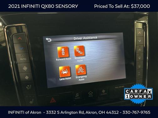 2021 INFINITI QX80 SENSORY AWD