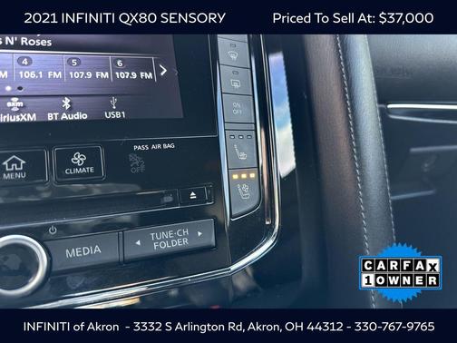 2021 INFINITI QX80 SENSORY AWD