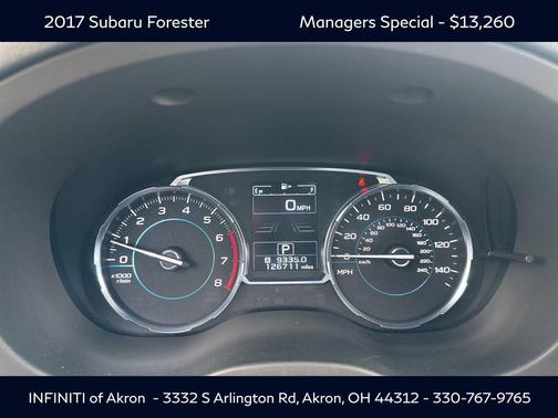 2017 Subaru Forester 2.5i Limited