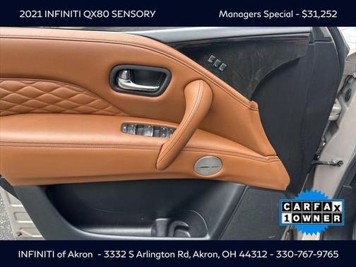 2021 INFINITI QX80 Sensory