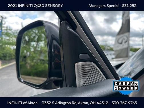 2021 INFINITI QX80 Sensory