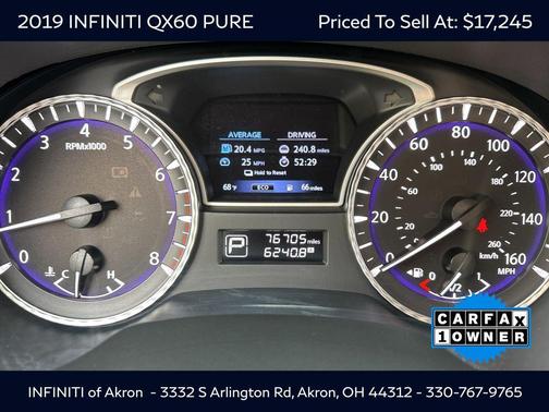 2019 INFINITI QX60 Pure