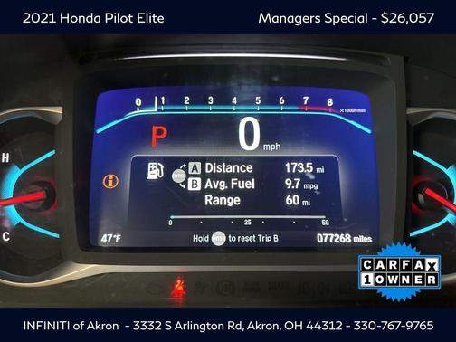 2021 Honda Pilot AWD Elite