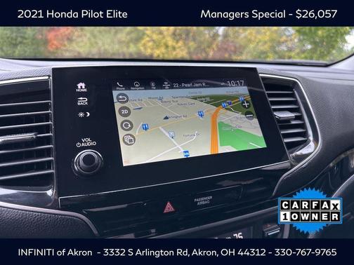 2021 Honda Pilot AWD Elite