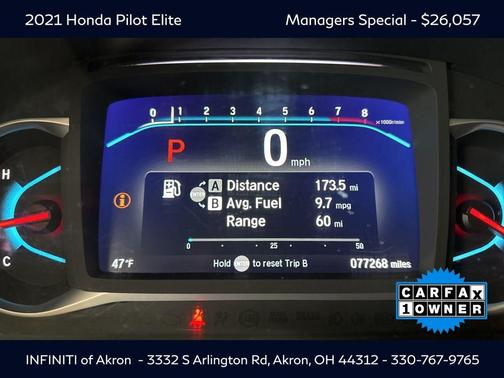 2021 Honda Pilot AWD Elite