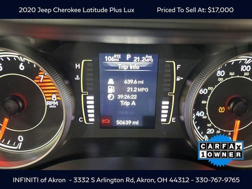 2020 Jeep Cherokee Latitude Plus