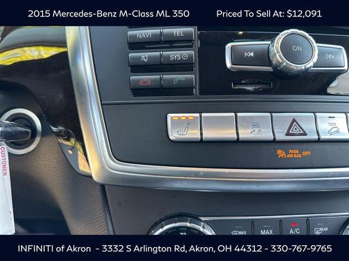 2015 Mercedes-Benz M-Class ML 350 4MATIC