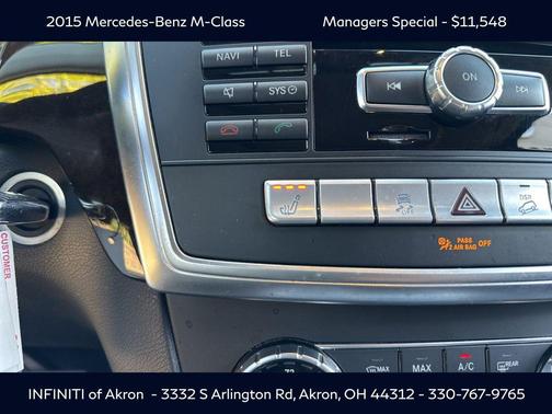 2015 Mercedes-Benz M-Class ML 350 4MATIC